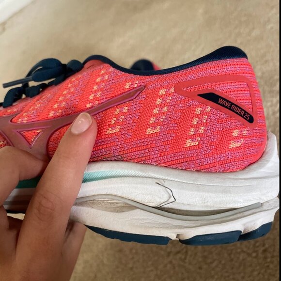 Women's Running Shoes Mizuno Wave Rider 25 Size 8 - Picture 6 of 8